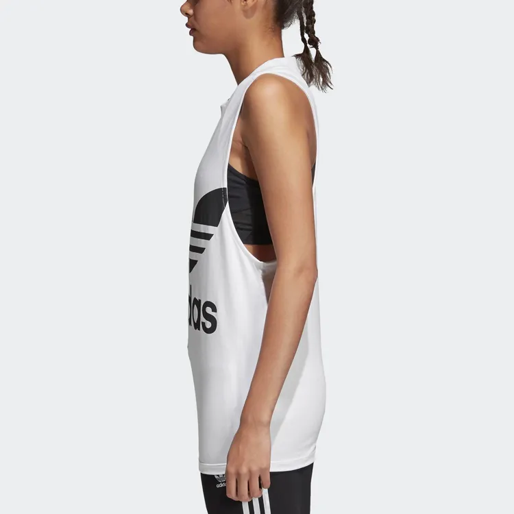 Adidas Originals Trefoil Tank Tops Women's White-3