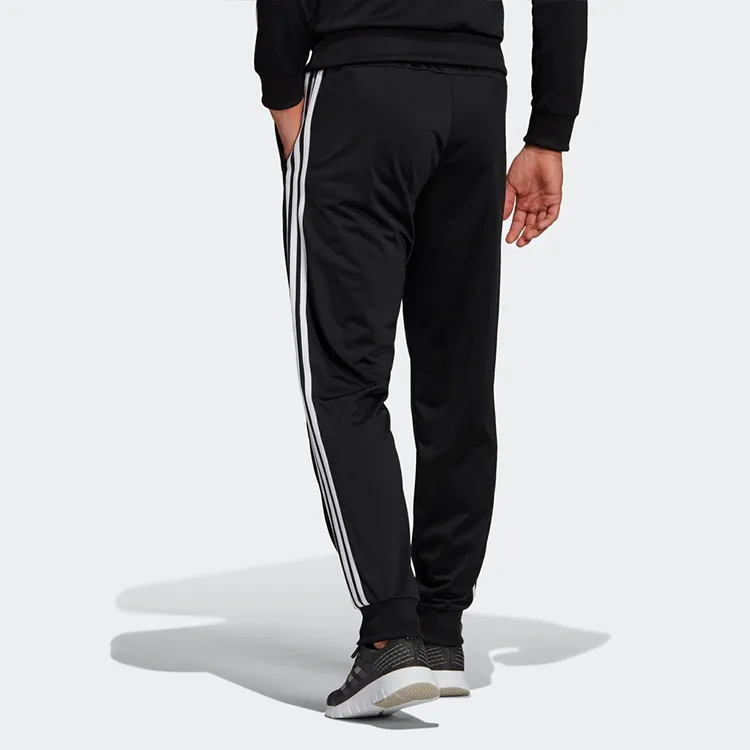 Adidas ESSENTIALS E 3S T PNT TRIC Knitted Sweatpants Men's Black-3