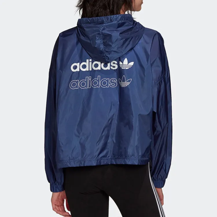 Adidas Originals Trench Coat Women's Blue-3