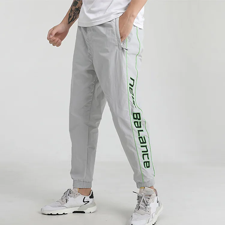 New Balance Sports Pants Men Gray-4