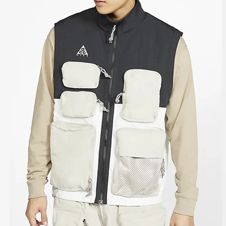 Nike Vests Men Black White Gray-2
