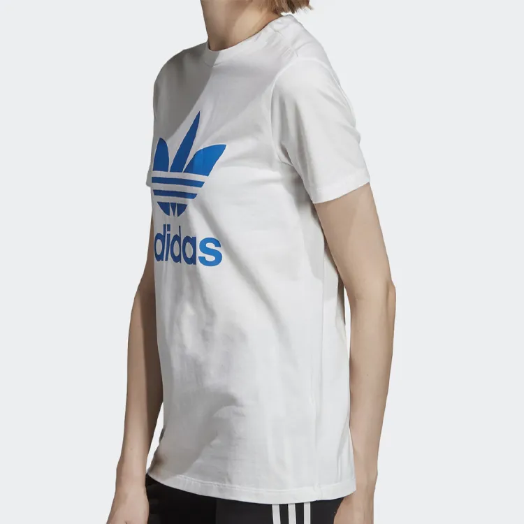 Adidas Originals Set in Sleeve T Shirt Women's White-3