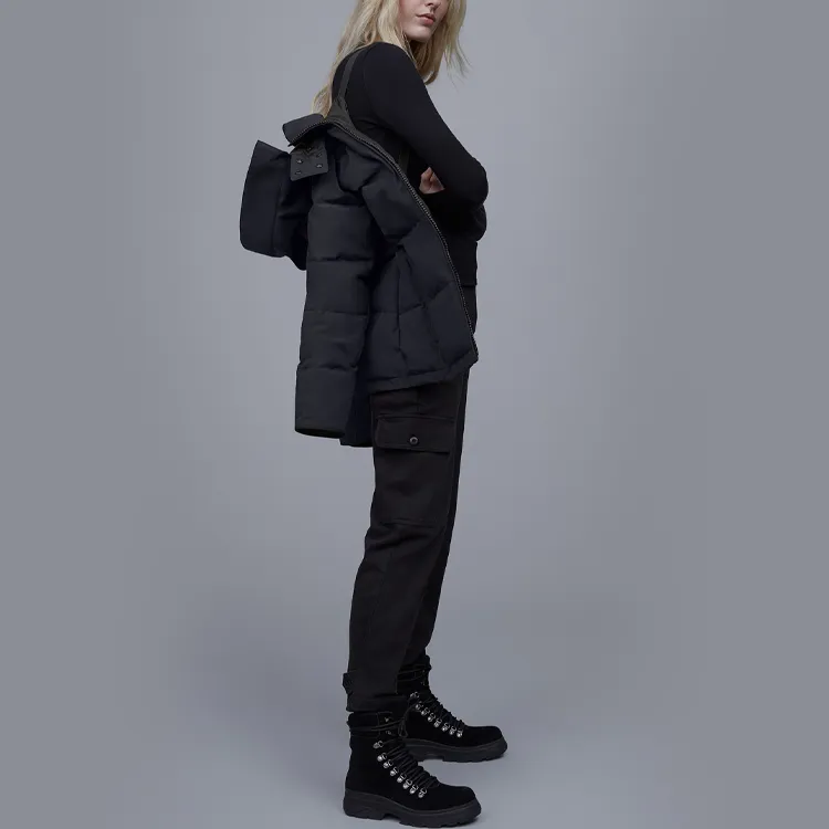 Canada Goose Chelsea Series Down Jackets Women's Dark Blue-3