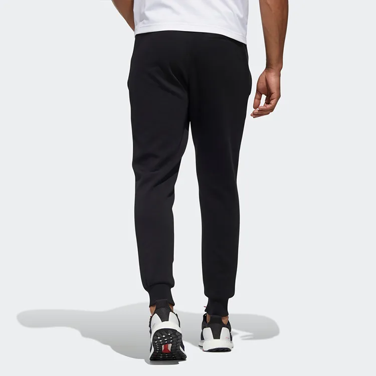 Adidas Knitted Sports Pants Men's Black-3