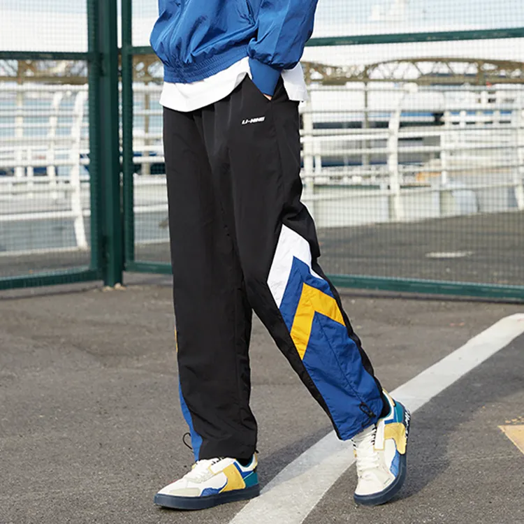 LINING Sports Pants Men Crape Myrtle Blue-3