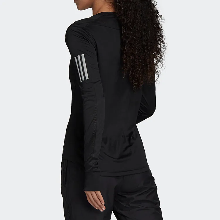 Adidas Raglan Sleeve T Shirt Women's Black-3