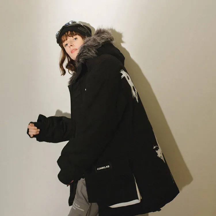 CONKLAB Puffer Jackets Unisex Black-5