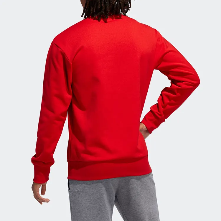 Adidas Sweatshirts Men Light Scarlet-2