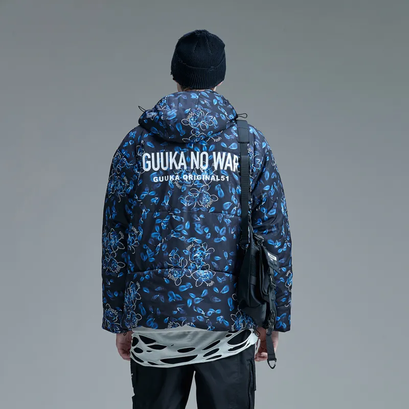 Guuka Puffer Jackets Unisex Dark Blue-2