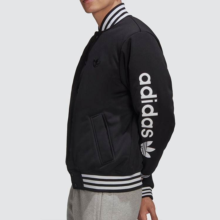 Adidas Originals VARSITY BOMBER Jackets Men Black S - POIZON