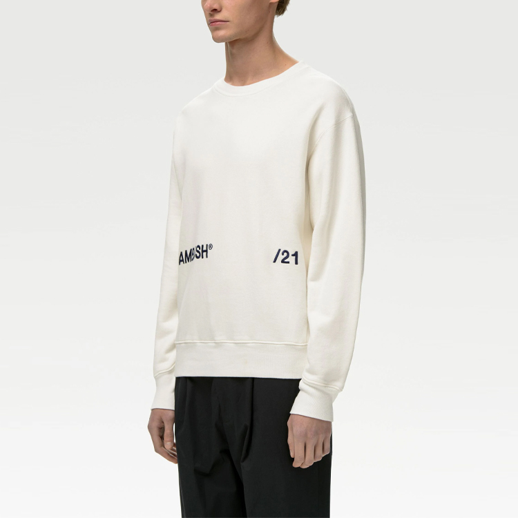 【関税&送料込】Ambush Ivory Cotton Sweatshirt AMBUSH Sweatshirts Unisex White - POIZON