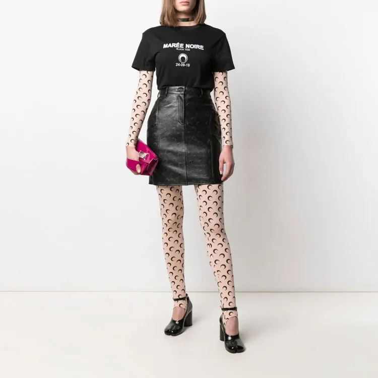 marine serre Crescent Moon Print Leggings-1