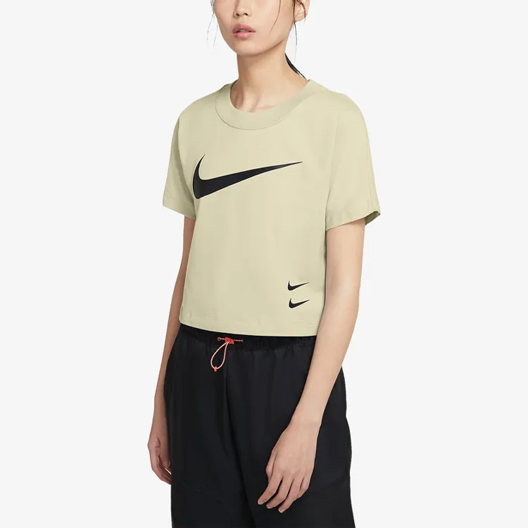 Nike T Shirt Women's Beige Yellow-4