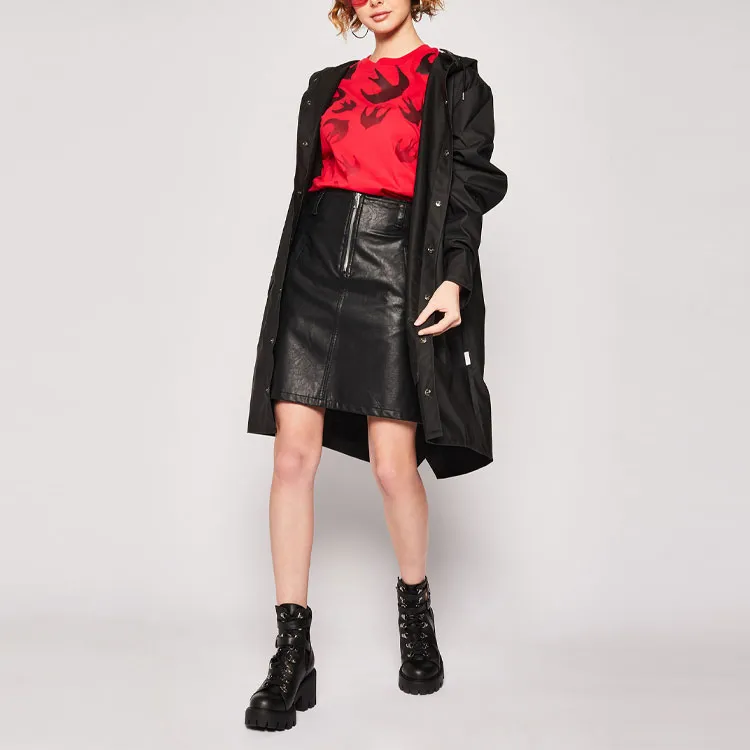 McQ Alexander McQueen T Shirts Women's Red-1