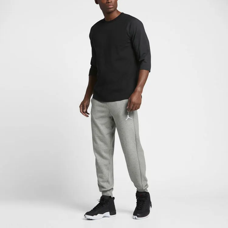 Jordan Air Knitted Sweatpants Men Gray-3