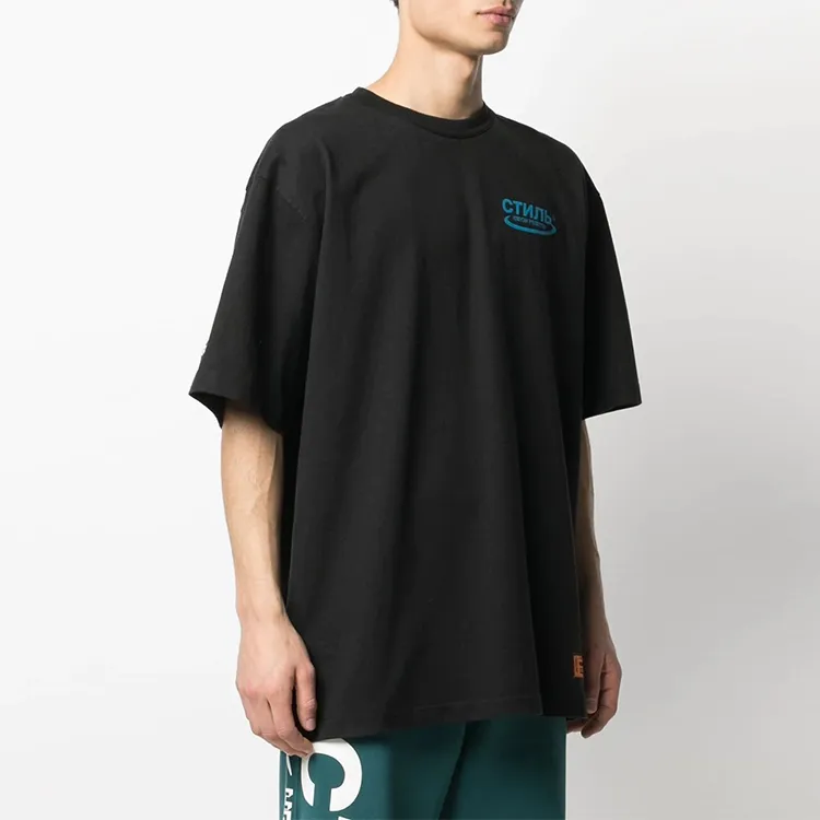 HERON PRESTON T Shirts Men Black-3