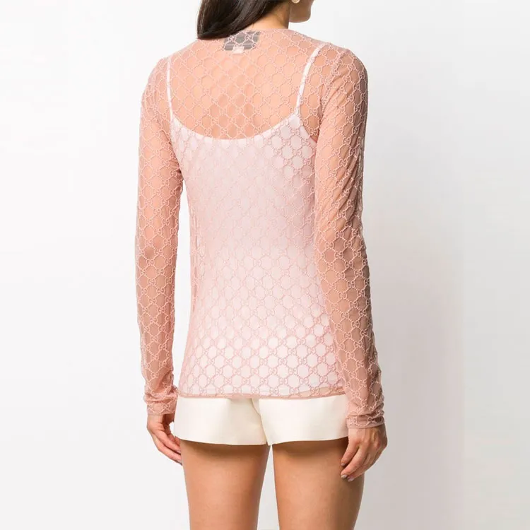 GUCCI T-Shirts Women's Light Pink-2