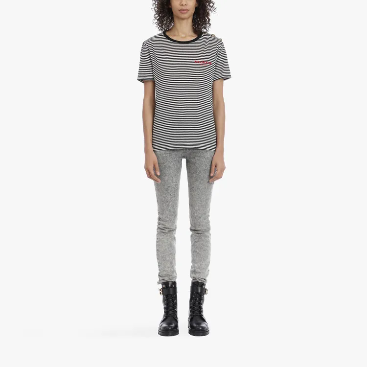 BALMAIN T-Shirts Women's Red-2