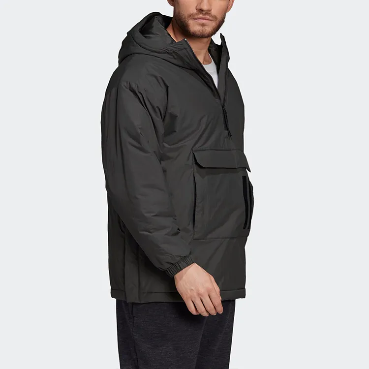 Adidas Puffer Jackets Men Deep Earthy Brown-6