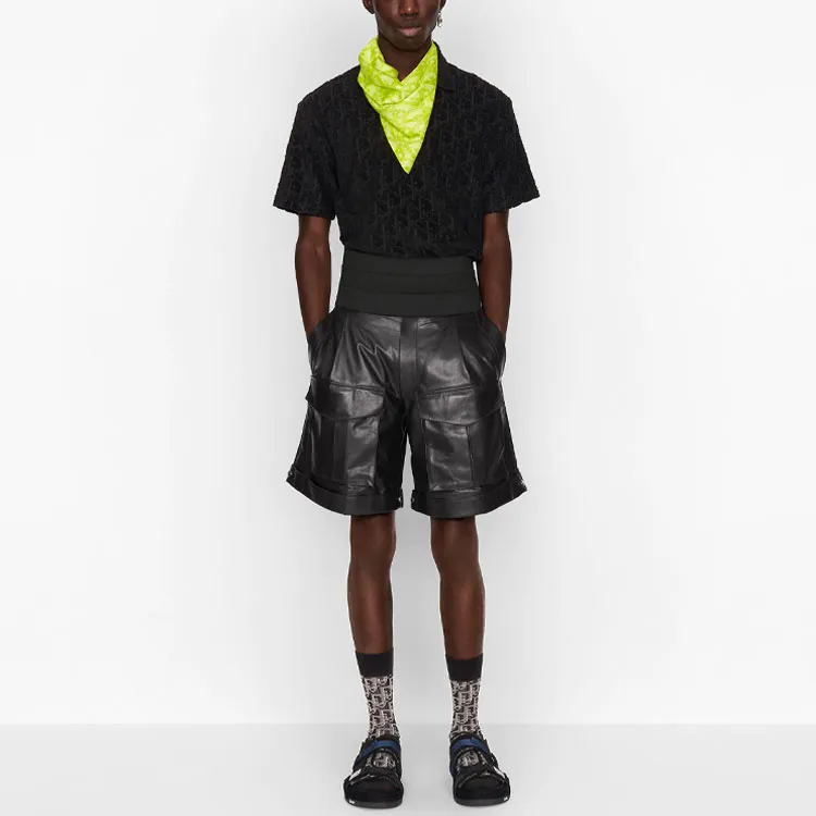 DIOR Quarterly New Products Casual Shorts Men Black-2