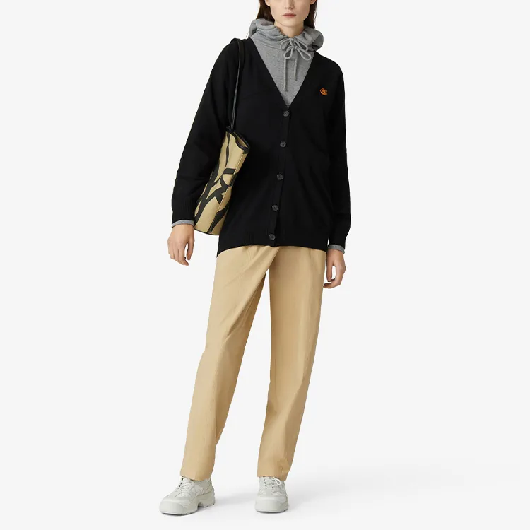 KENZO Classic Tiger Head Knitwear Women's Black-2