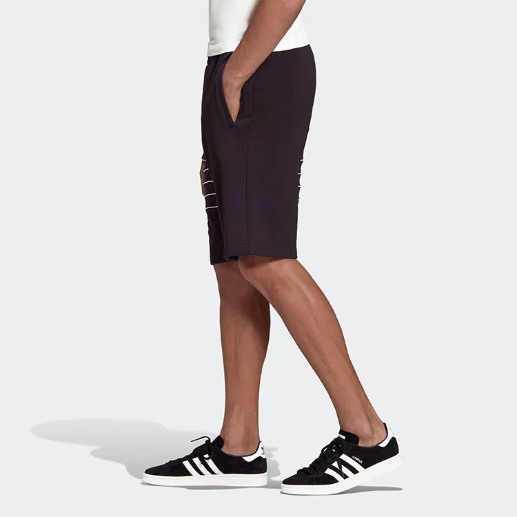 Adidas Originals BIG TREFOIL Sports Shorts Men Black-4