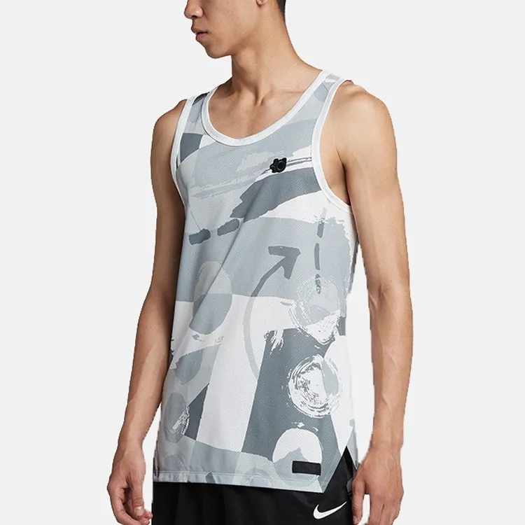 Nike Tank Tops Men's Light Gray-3