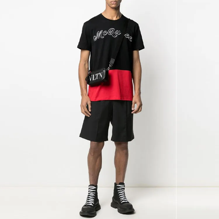 Alexander McQueen T Shirts Men Black-1