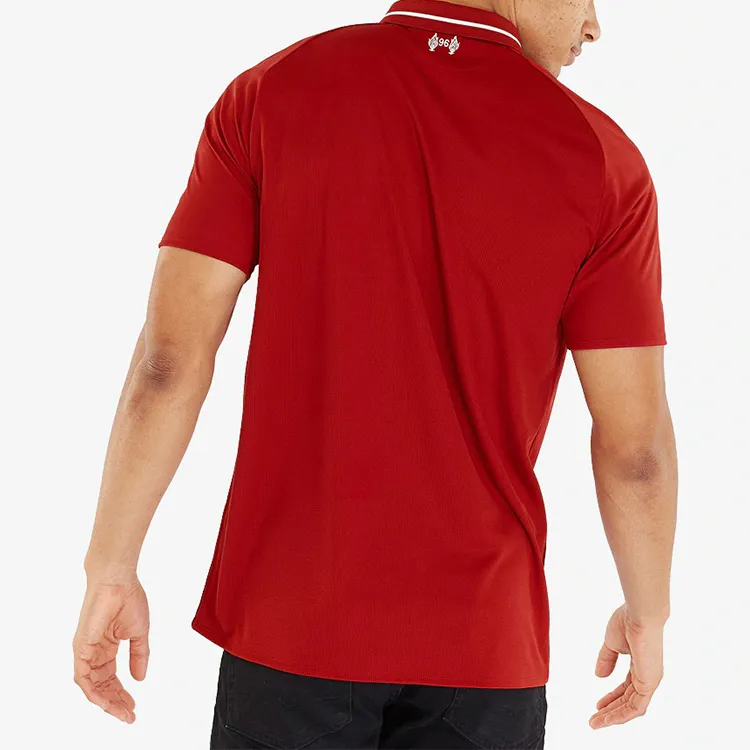 New Balance Polo Shirt Men's Red-4