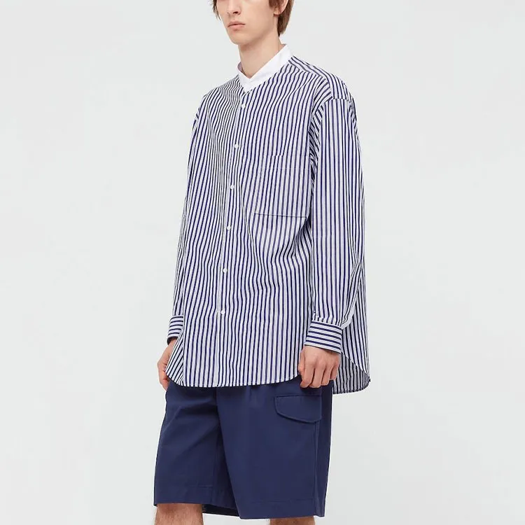 UNIQLO x JIL SANDER Shirt Men's Sea Blue-4