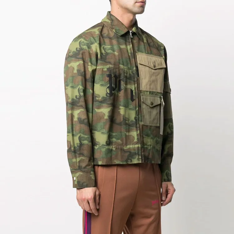 PALM ANGELS Jackets Men Green-3