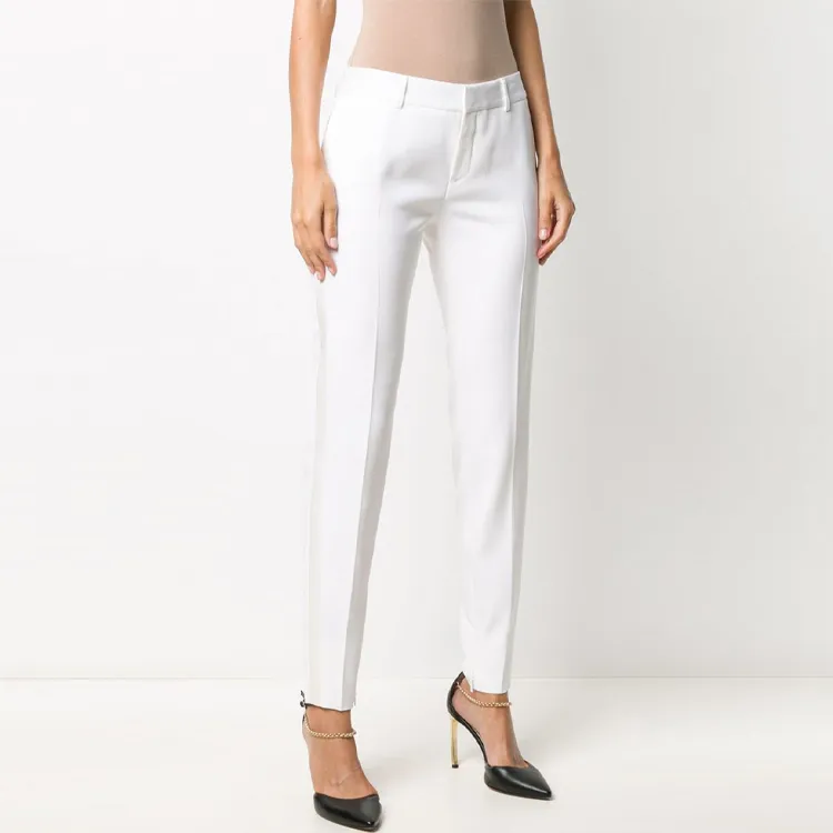 SAINT LAURENT Tailored Tuxedo Pants-4