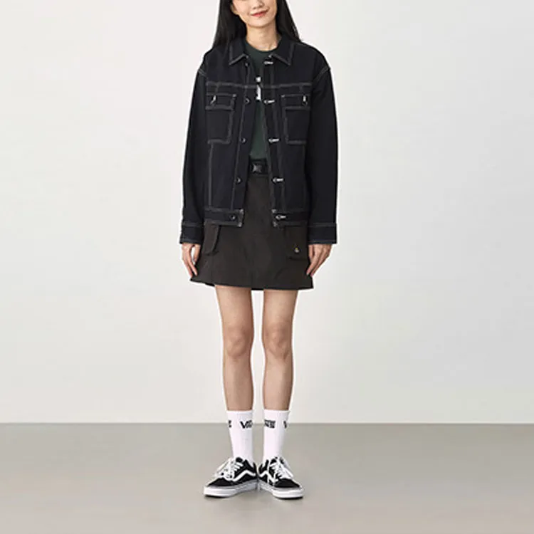 Vans Cargo Short Skirts Women's Black-2
