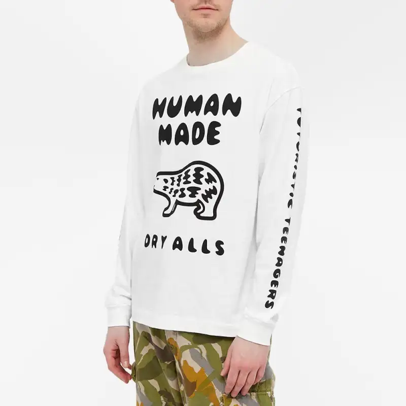 HUMAN MADE T Shirts Unisex White-2