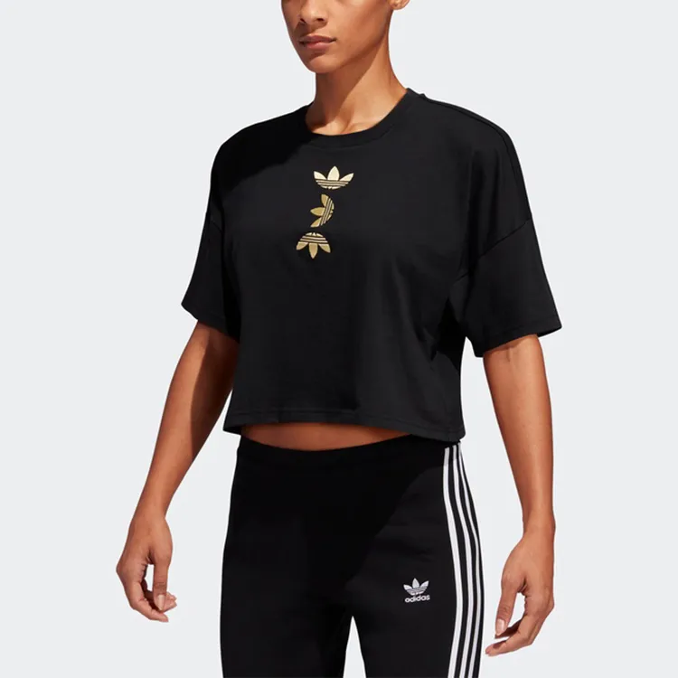 Adidas Originals T Shirt Women's Black-2