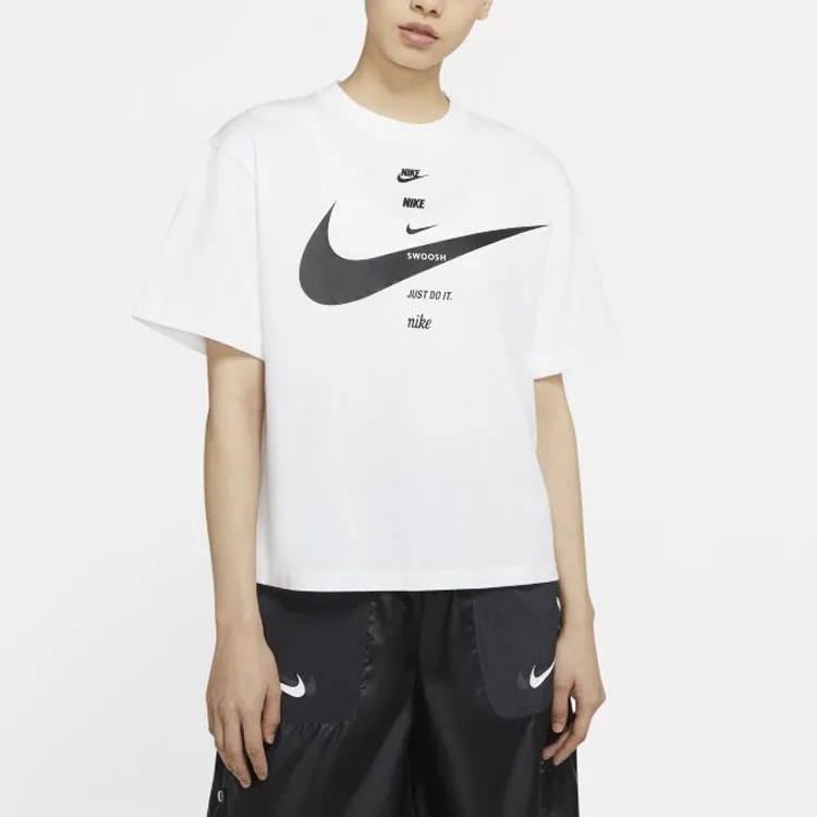Nike T Shirts Women's White-4