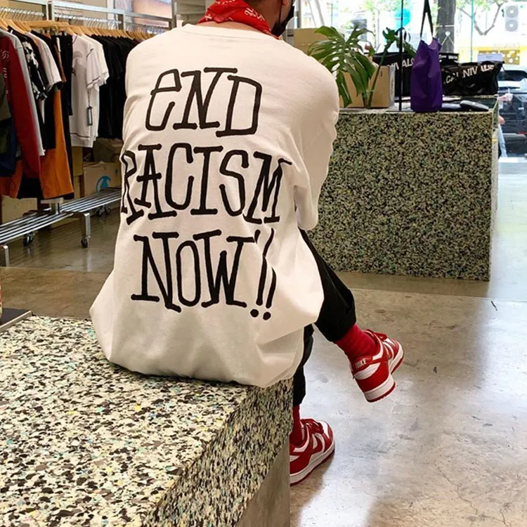 Stussy Stand Firm End Racism Now Tee-2