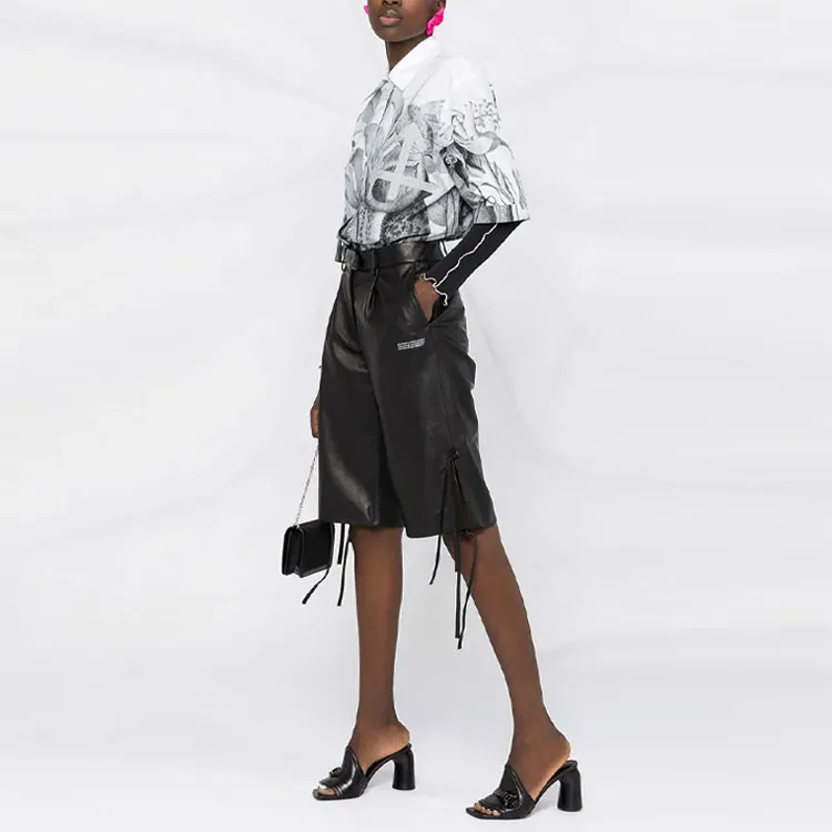 OFF-WHITE SS21 Casual Shorts Women's Black-3