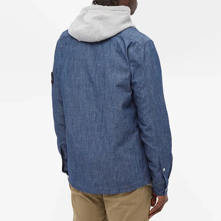 STONE ISLAND Shirts Men Blue-1