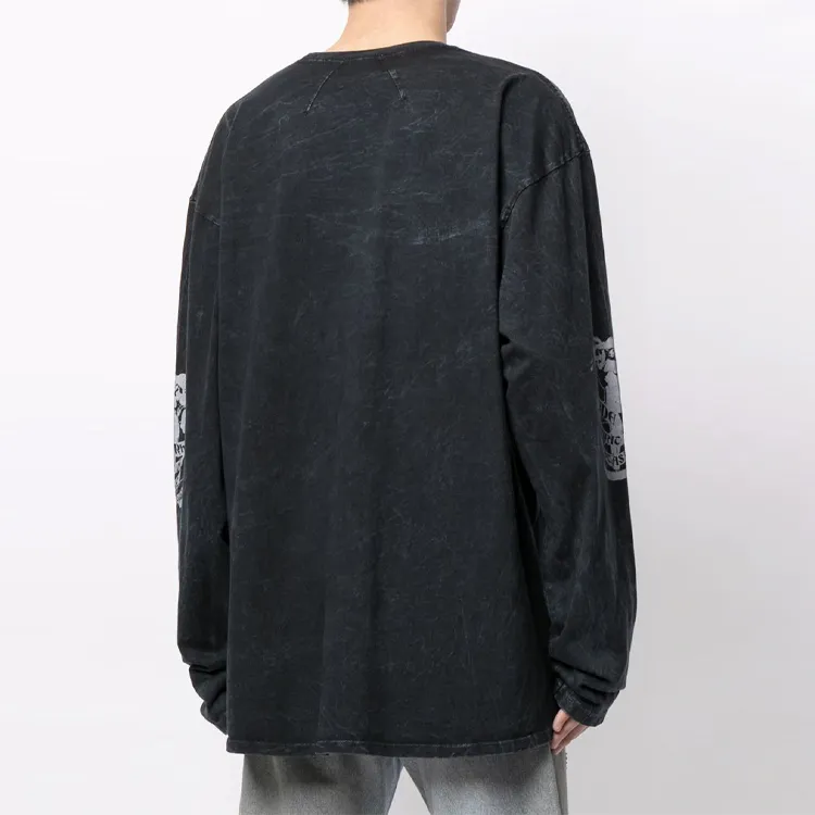 RHUDE Blue Woman Long Sleeve Tee-3