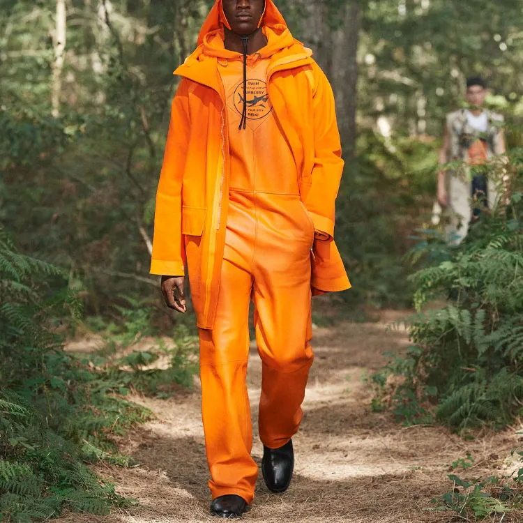 Burberry Coats Men Orange-1
