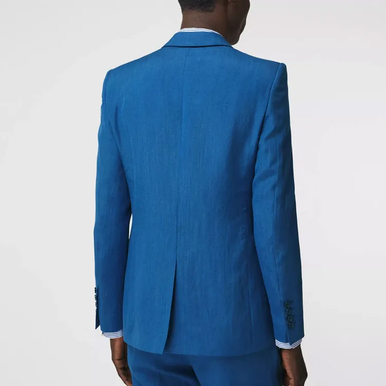 Burberry SS21 Business Suits Coats Men's Blue-3