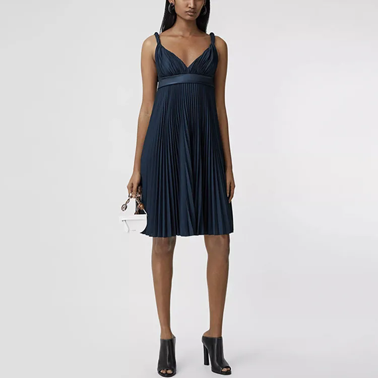 Burberry Empire line Pleated Dress-1