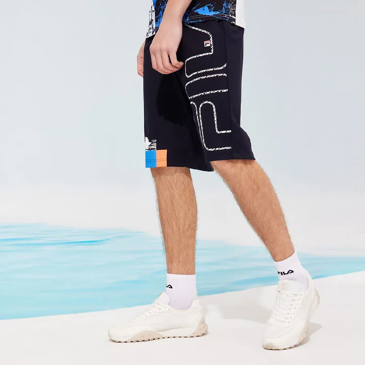 FILA Casual Shorts Men Legend Blue-5