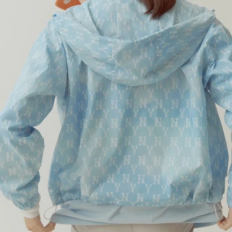 MLB Old Flower Jackets Women's Blue-3