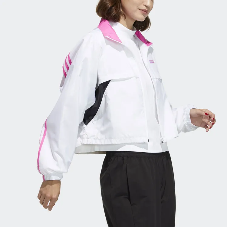 Adidas Neo Jackets Women's White Pink-3