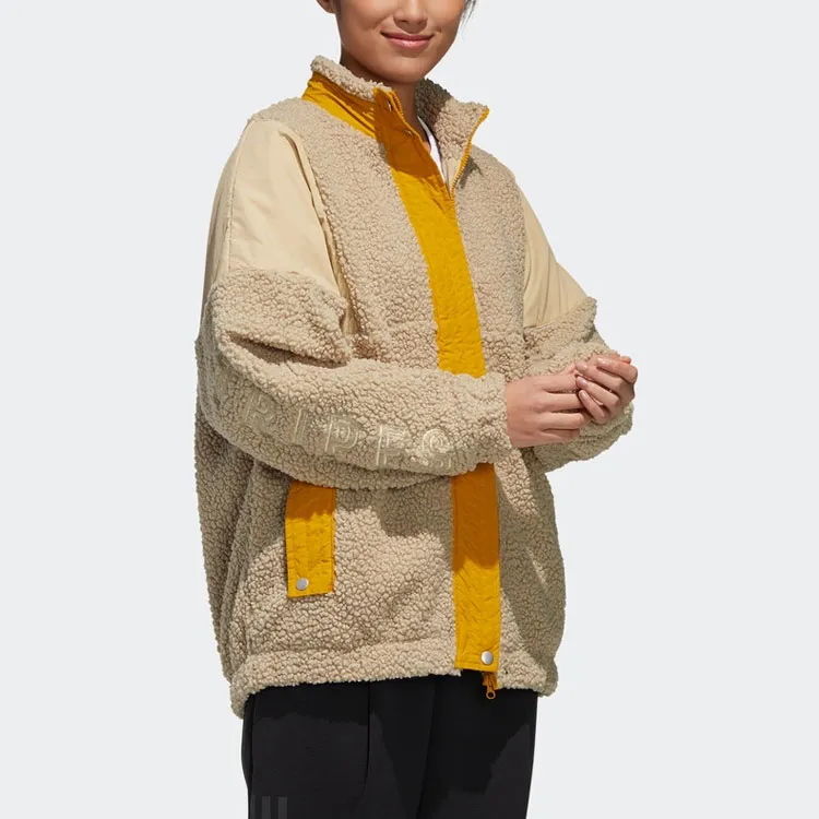 Adidas Velvet Jackets Women's Grassland Brown-3