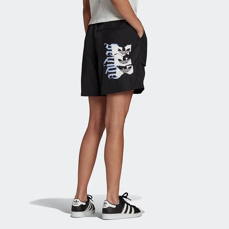 Adidas Originals Trefoil Casual Shorts Women's Black-2