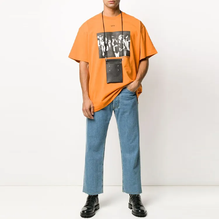 OFF WHITE SS20 T Shirt Men's Orange-3