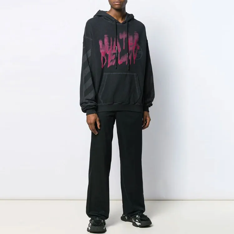 OFF WHITE FW19 Sweatshirt Men's Black-3